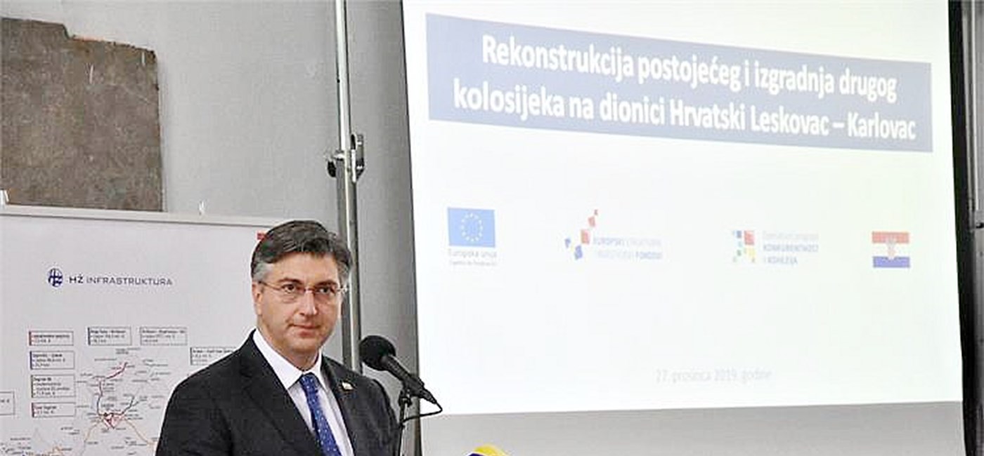 Agreement signed on EU grant for Hrvatski Leskovac-Karlovac rail section